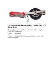 Lufkin OC1276 1//4-Inch x 100-Foot Peerless Tape Refill Cooper Tools