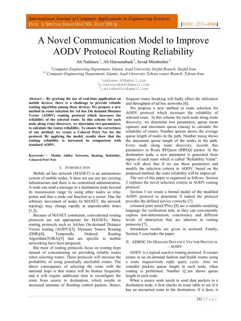 IEEE Paper Template in A4 (V1) - International Journal of Computer ...