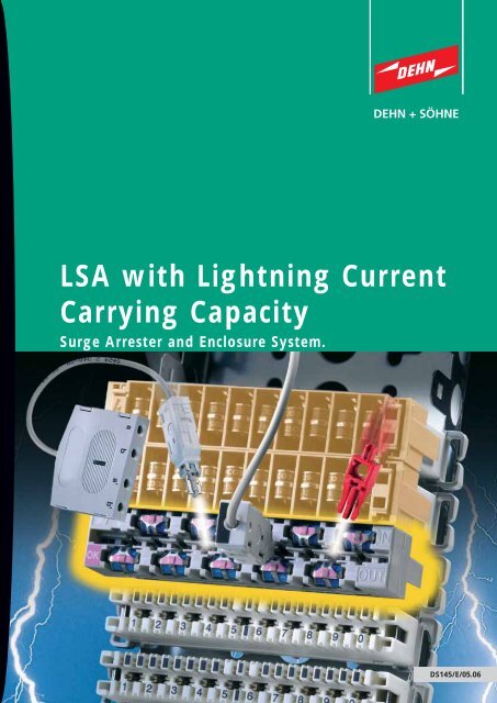 LSA with Lightning Current Carrying Capacity Surge Arrester and ...