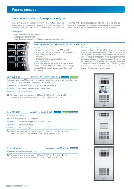 SECURITE ET COMMUNICATION POUR LES PERSONNES, LES ...