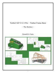 TurboCAD V12.3 Pro - Timber Frame Barn - Textual Creations