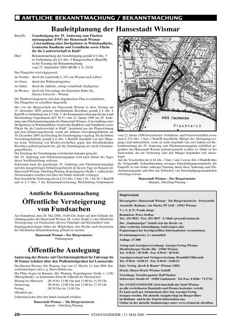 PDF, 2,4 MB - Hansestadt Wismar
