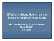 Effect of a Bridge Haunch on the Pullout Strength of Shear Studs