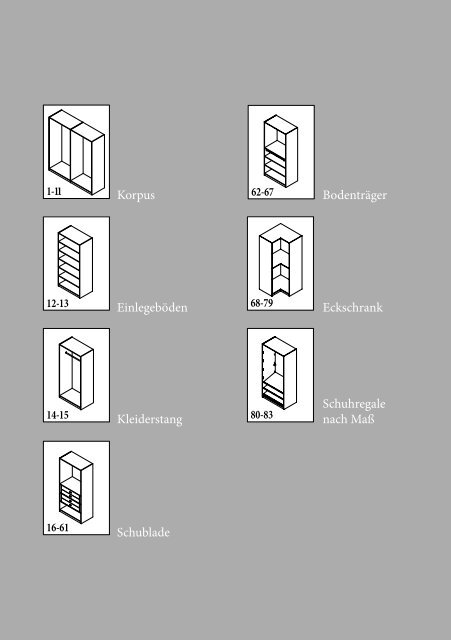 Montage Anleitung Schrankeinrichtung