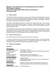 Minutes of Region 3 Meeting, Durban, South Africa, 20 October 2007