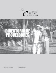 DIRECTORIO DE PROVEEDORES - AHM