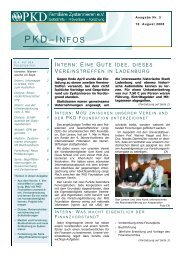 PKD-INFOS Nr. 3 - PKD FamiliÃ¤re Zystennieren eV