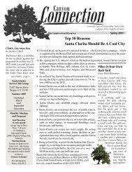 Top 10 Reasons Santa Clarita Should Be A Cool City - Sierra Club ...