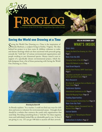 FROGLOG - Amphibian Specialist Group
