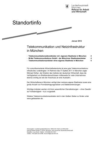 Standortinfo - Referat für Arbeit und Wirtschaft