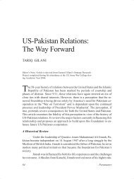 US-Pakistan Relations: The Way Forward - Arz-e-Pak