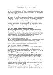 Maternity leave - Your Questions Answered