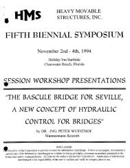 The Bascule Bridge for Seville, a New Concept of Hydraulic Control ...