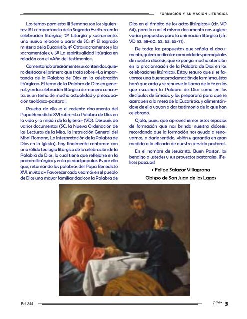 Revista Diocesana Mensual San Juan de los Lagos, Jal. Febrero de ...