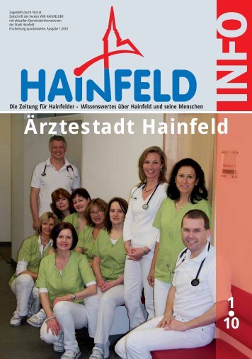 Die Zeitung für Hainfelder - Wir Hainfelder