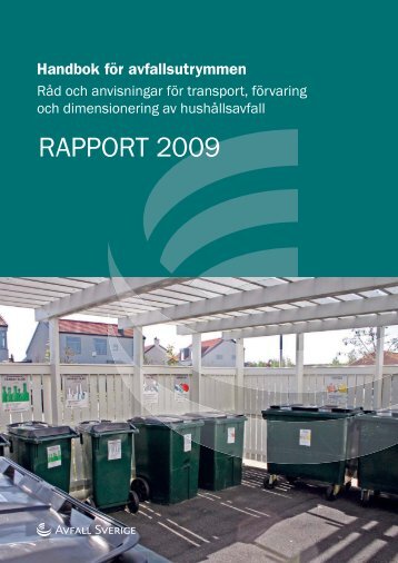 Handbok fÃ¶r avfallsutrymmen - Avfall Sverige