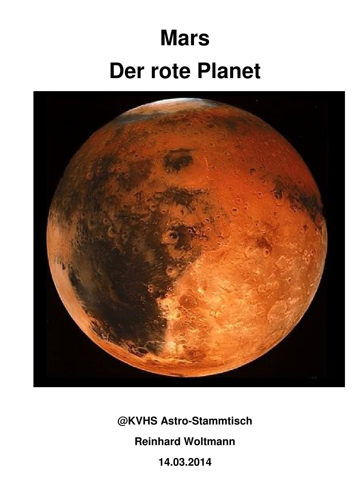 der rote planet der rote planet