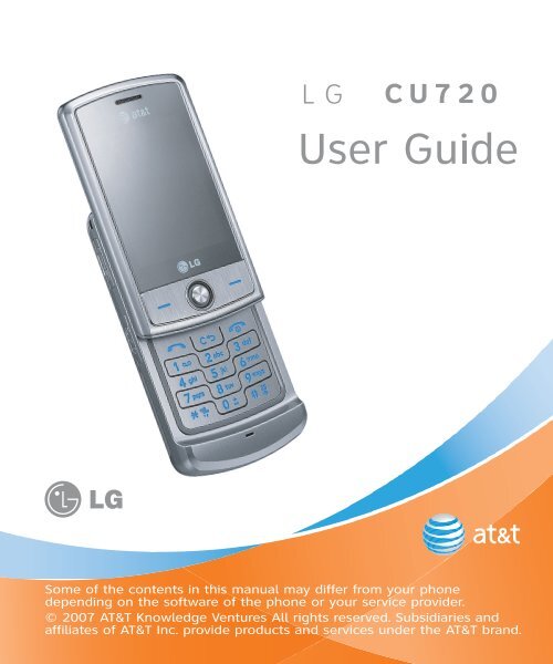 LG Shine Manual - AT&T