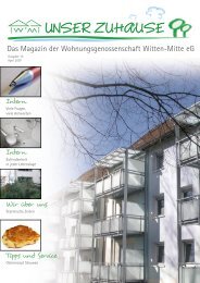 Wir ziehen um! - Wohnungsgenossenschaft Witten-Mitte