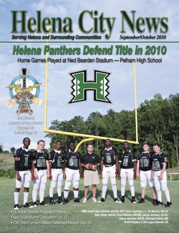 Helena Panthers Defend Title in 2010 - City of Helena, Alabama