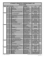 Uttwiler Veranstaltungskalender 2013 - Gemeinde Uttwil