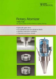 Brochure GEA Niro Rotary Atomizer Type F160