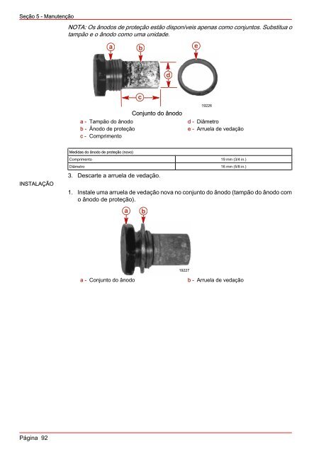 MANUAL DE OPERAÇÃO MANUTENÇÃO E GARANTIA - Mercury