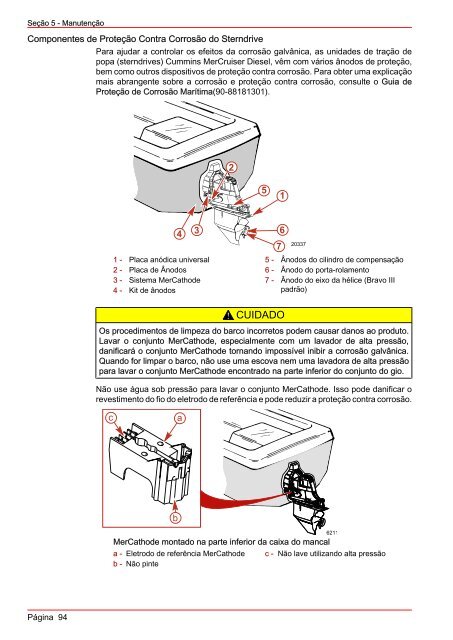 MANUAL DE OPERAÇÃO MANUTENÇÃO E GARANTIA - Mercury