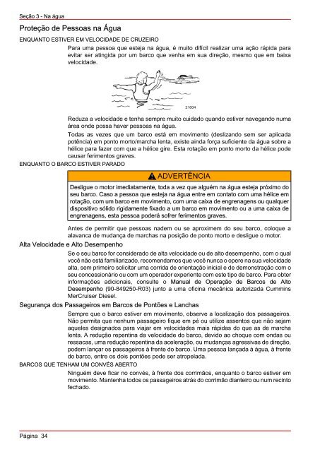 MANUAL DE OPERAÇÃO MANUTENÇÃO E GARANTIA - Mercury