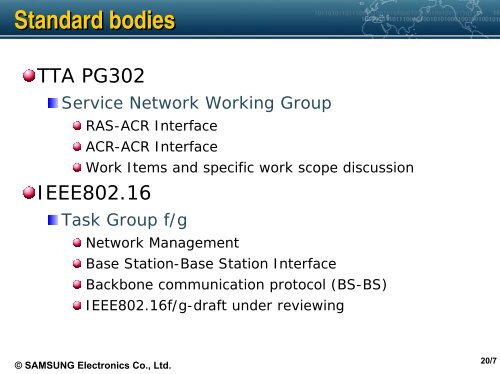 WiBro Network Architecture - KNOM