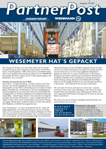 WESEMEYER HATÃ‚Â´S GEPACKT - Wiedemann