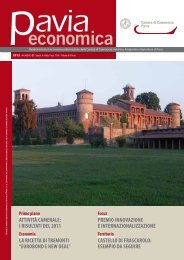 economica - CCIAA di Pavia - Camere di Commercio