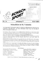 Schachfest in St. Valentin - Schachverein HÃ¶rsching