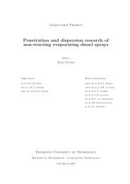 Penetration and dispersion research of non-reacting evaporating ...