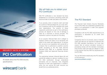 PCI Certification - Wirecard