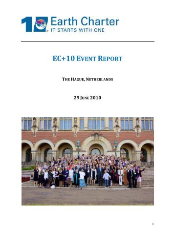 summary report - Earth Charter Initiative
