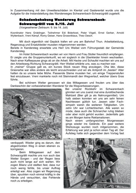Das Stockhorn Heft 5/2012 - SAC Stockhorn