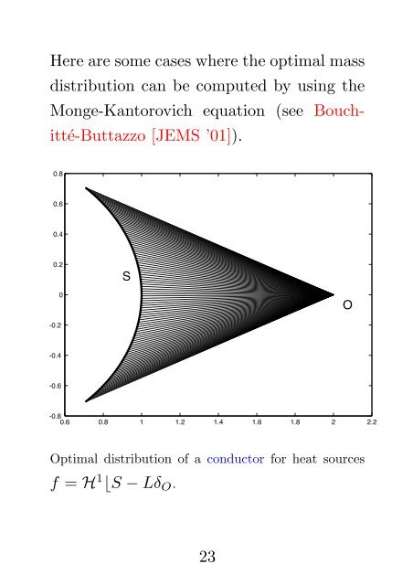 OPTIMIZATION PROBLEMS IN MASS TRANSPORTATION THEORY ...