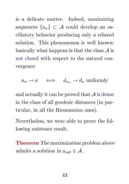 OPTIMIZATION PROBLEMS IN MASS TRANSPORTATION THEORY ...