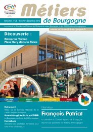 NÂ°5 MÃ©tiers de Bourgogne Novembre-DÃ©cembre 2012 - la cmarb