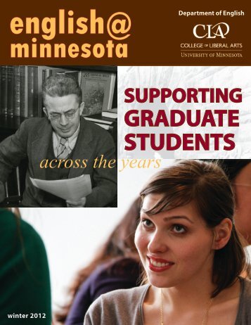 Read the current English@Minnesota as a PDF - Department of ...