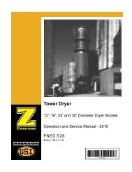 Zimmerman/GSI Tower Dryer Operation and Service Manual - ffi