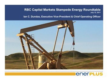 RBC Capital Markets Stampede Energy Roundtable - Enerplus