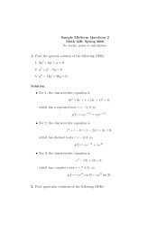 Solutions: Sample midterm questions 1