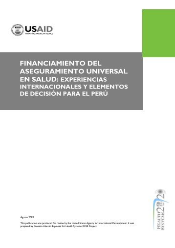 FINANCIAMIENTO DEL ASEGURAMIENTO UNIVERSAL