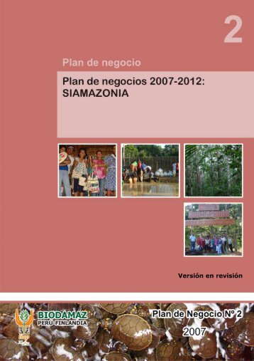 plan de negocios siamazonía - Instituto de Investigaciones de la ...