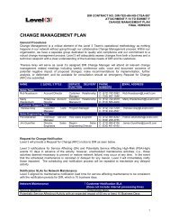 Attachment F-13 Change Management Plan