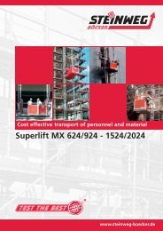 Superlift MX 624/924 - 1524/2024 - Steinweg-BÃ¶cker