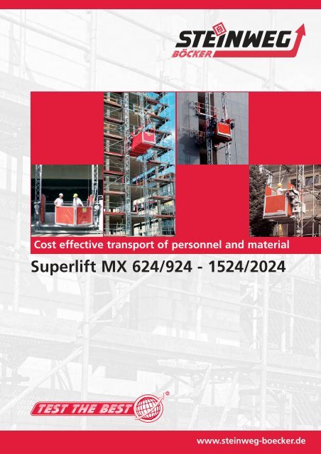 Superlift MX 624/924 - 1524/2024 - Steinweg-BÃ¶cker