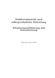 Stahlbetonbauteile nach auÃergewÃ¶hnlicher Einwirkung ...